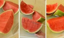 小孩吃瓜怎么切视频教程,儿童专用吃瓜切法教程
